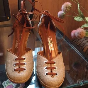Salvatore Ferragamo espadrilles, brand new .